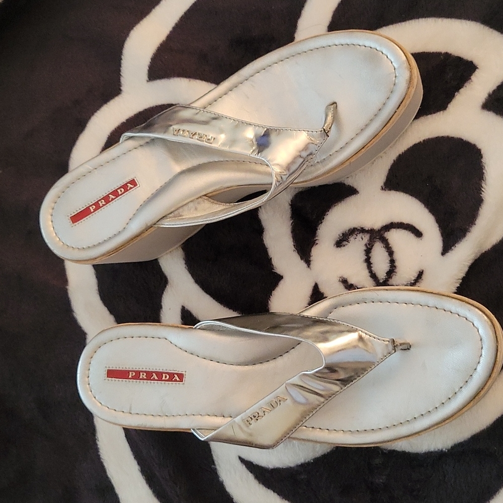 PRADR THON PLATFORM SANDALS